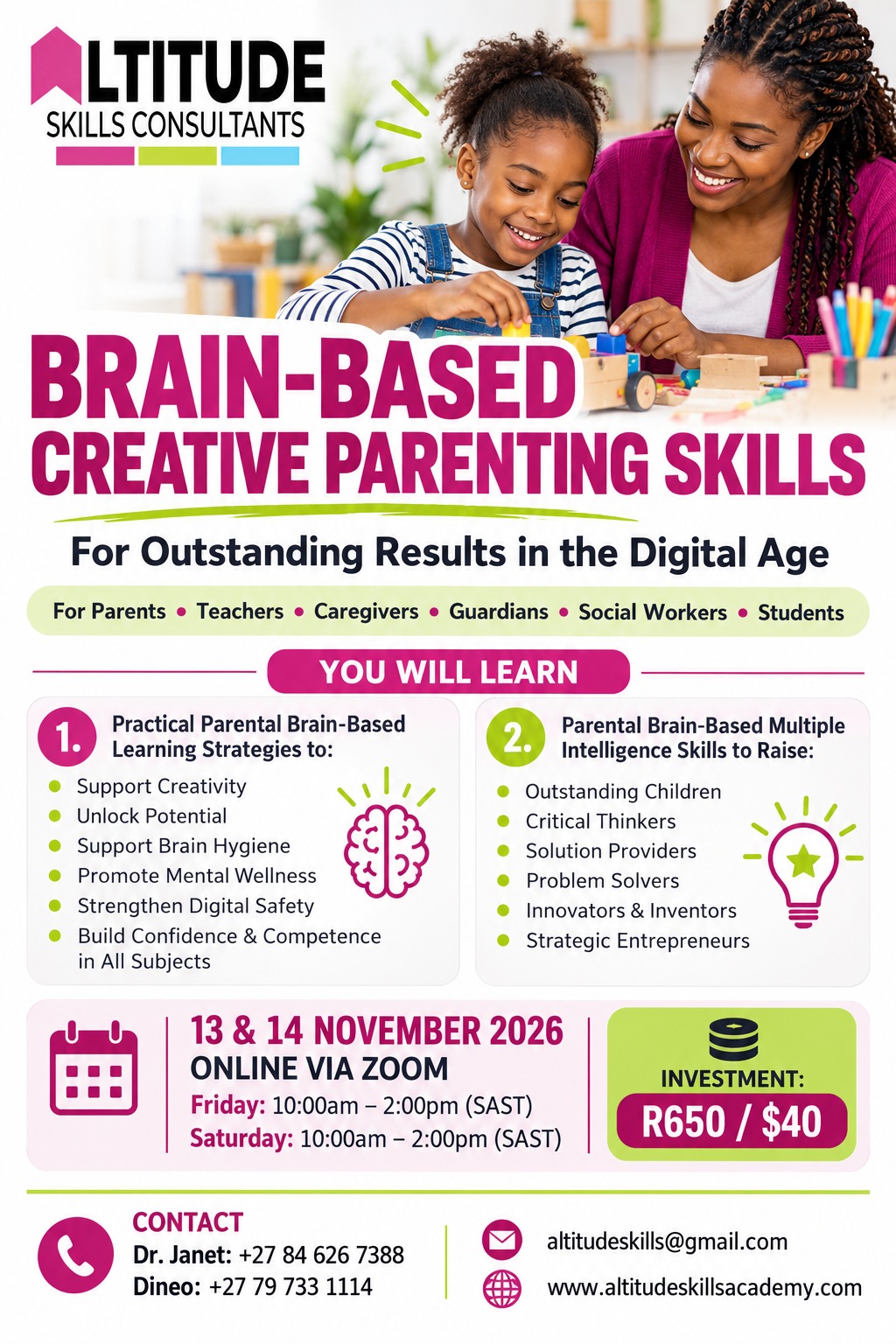 Brain-Based Creative Parenting Skills